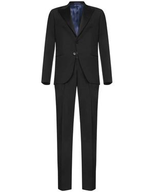 D4.0 Single Breasted Suits - Nero