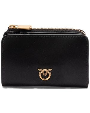 Pinko Wallet With-Tone Hardware - Black
