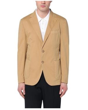 Santaniello Braune Baumwolljacke - Natur
