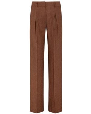 hinnominate Straight Trousers - Brown