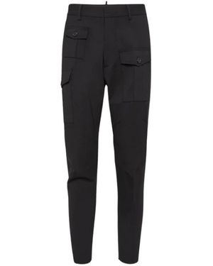 DSquared² Slim-Fit Trousers - Black