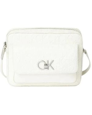 Calvin Klein Cross Body Bags - Bianco