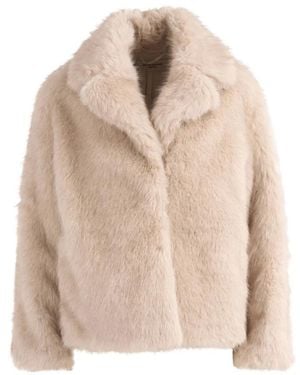 Weekend by Maxmara Faux Fur & Shearling Jackets - Neutro