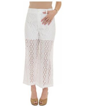 Liu Jo Wide Trousers - White