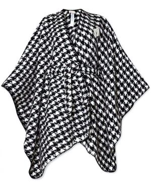 Liu Jo Houndstooth Kimono - Zwart