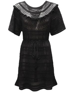 Twinset Knitted Dresses - Black