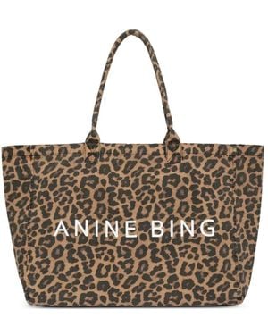 Anine Bing Tote Bags - Brown