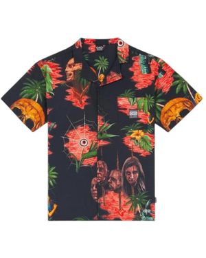 Propaganda Short Sleeve Shirts - Rojo
