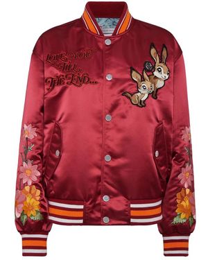 Philipp Plein Chaqueta Bómber Bordada - Rojo