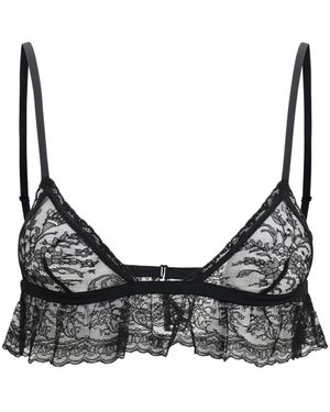 Dolce & Gabbana Draadloze Kanten Bh - Zwart