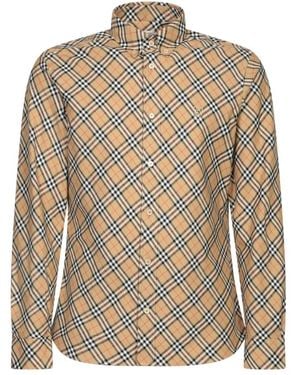 Burberry Casual Shirts - Brown