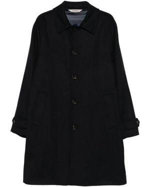 Aspesi Single-Breasted Coats - Negro