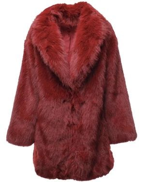 V73 Faux Fur & Shearling Jackets - Rouge