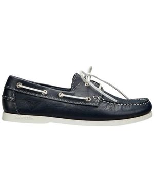 Docksteps Segel-Bootsschuh - Blau