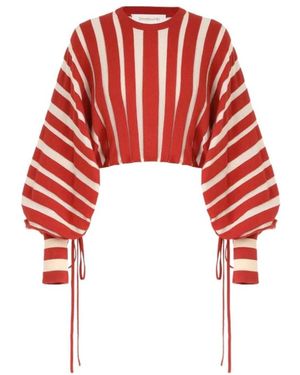 Zimmermann Round-Neck Knitwear - Rojo