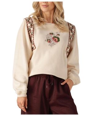 Louizon Hoodies & Sweatvesten ,Katoen Izaac Sweater - Rood