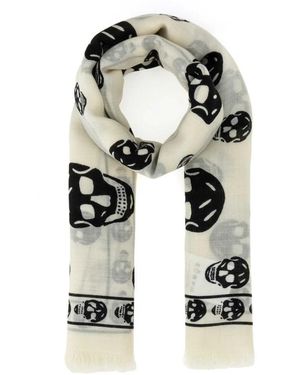 McQueen Silky Scarves - Multicolor