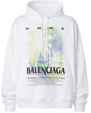 Balenciaga Hoodies - Wit