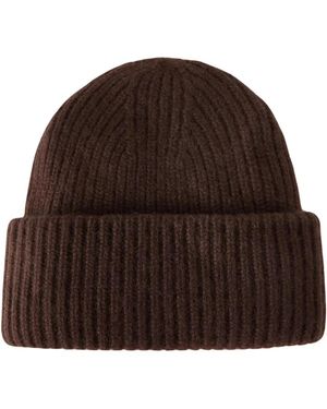 Yves Salomon Beanies - Marron