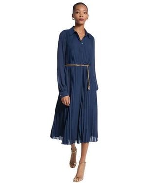 Michael Kors Chemisier Kleid - Blau