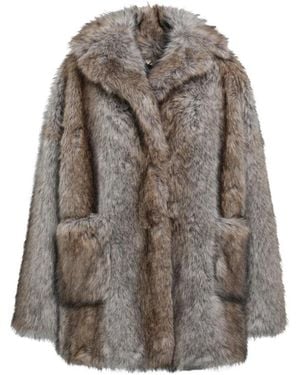 BB COUTURE Faux Fur & Shearling Jackets - Grey