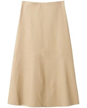By Malene Birger Leather Skirts - Natural