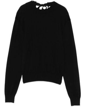 Lanvin Round-Neck Knitwear - Noir
