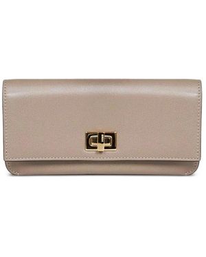 Fendi Accessoires ,Bruin ,Leer Way Continental - Grijs