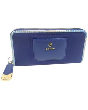 Gattinoni Bunte reißverschluss brieftasche - Blau