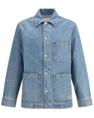 Maison Kitsuné Denim Jackets - Blu
