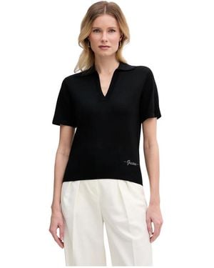 Guess Stormi Polo Sweater - Zwart