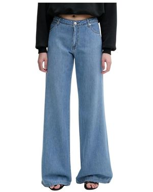 Ermanno Scervino Firenze Wijde Jeans - Blauw