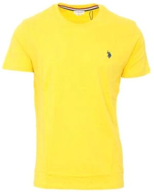 U.S. POLO ASSN. T-Shirts - Yellow