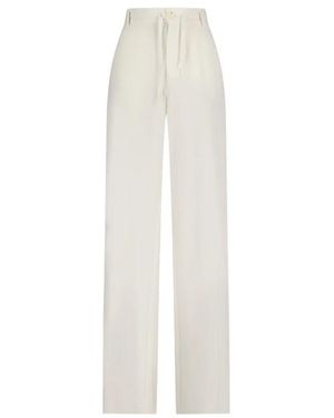 DARKPARK Broeken ,Wit ,Iris Japanese Jersey Paper Bag Pants