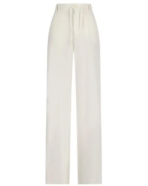 DARKPARK Straight Trousers - White
