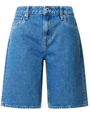 Pepe Jeans Denim Shorts - Azul