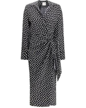 Crida Milano Wrap Dresses - Black