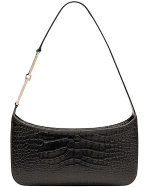 Tom Ford Tumbled Croc Small Sho - Schwarz