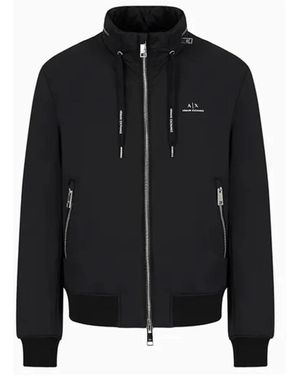 ARMANI EXCHANGE Bomber Jackets - Black