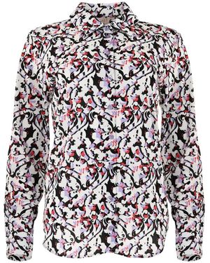Maicazz Kleurrijke Mozaïekblouse - Wit