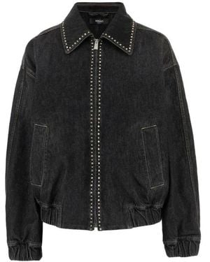 Versace Denim Jackets - Negro