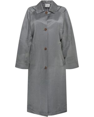Alysi Single-Breasted Coats - Gris