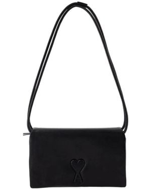 Ami Paris Shoulder Bags - Black