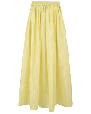 Douuod Woman Maxi Skirts - Geel