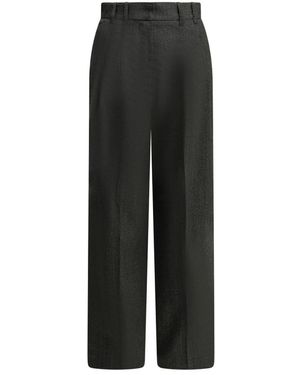 Maison Kitsuné Stoffhose - Schwarz