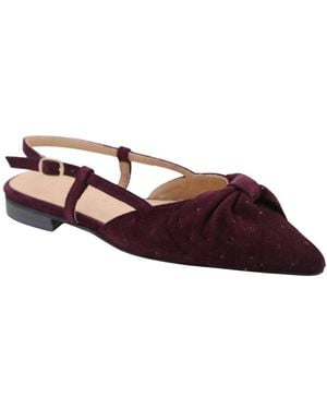 Babouche Ballerina Shoes - Red