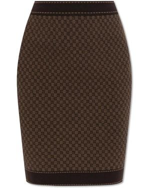 Balmain Short Skirts - Marrón