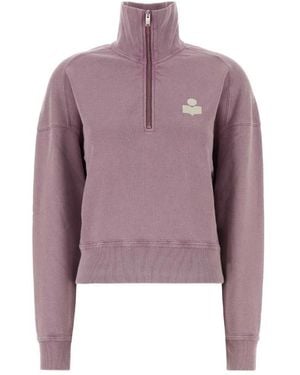 Isabel Marant Hoodies & Sweatvesten ,Paars ,Katoen Ross Sweatshirt