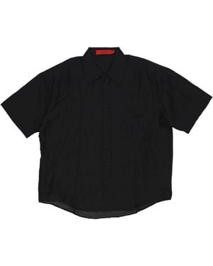 Acupuncture Short Sleeve Shirts - Black