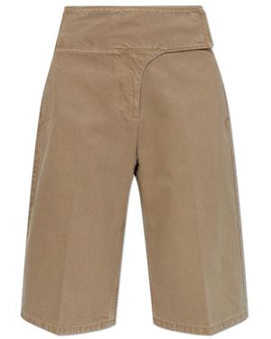 Ami Paris Loose-Fit Denim Shorts - Natur